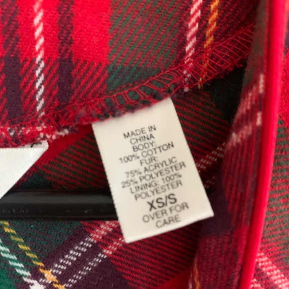 Victoria’s Secret Vintage Tartan Plaid Quality Robe Size XS/S - Picture 13 of 14